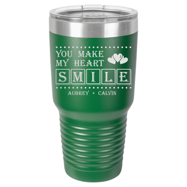 You Make My Heart Smile Design Tumbler